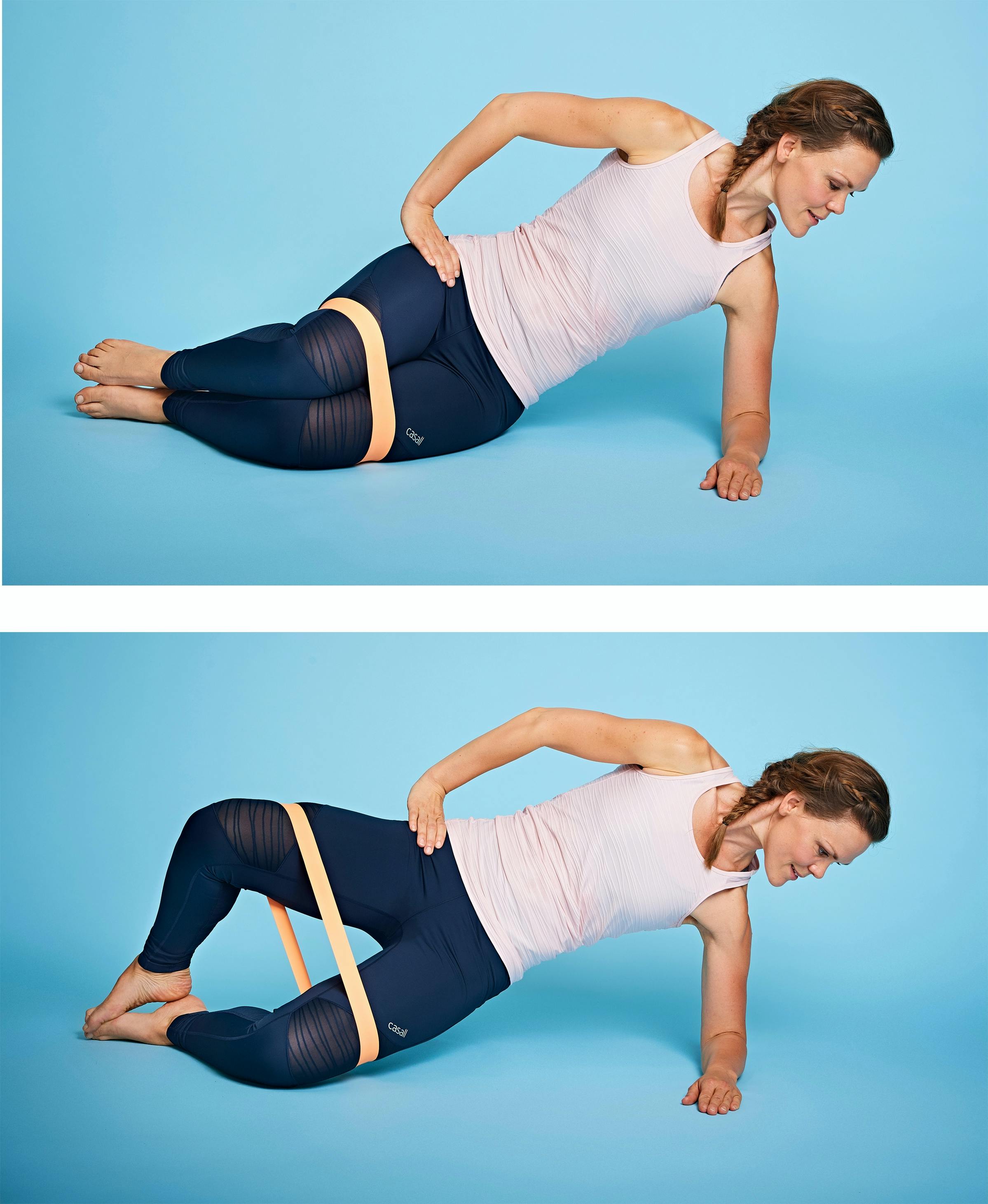 Hummerkneløft med pulsbevegelser. 