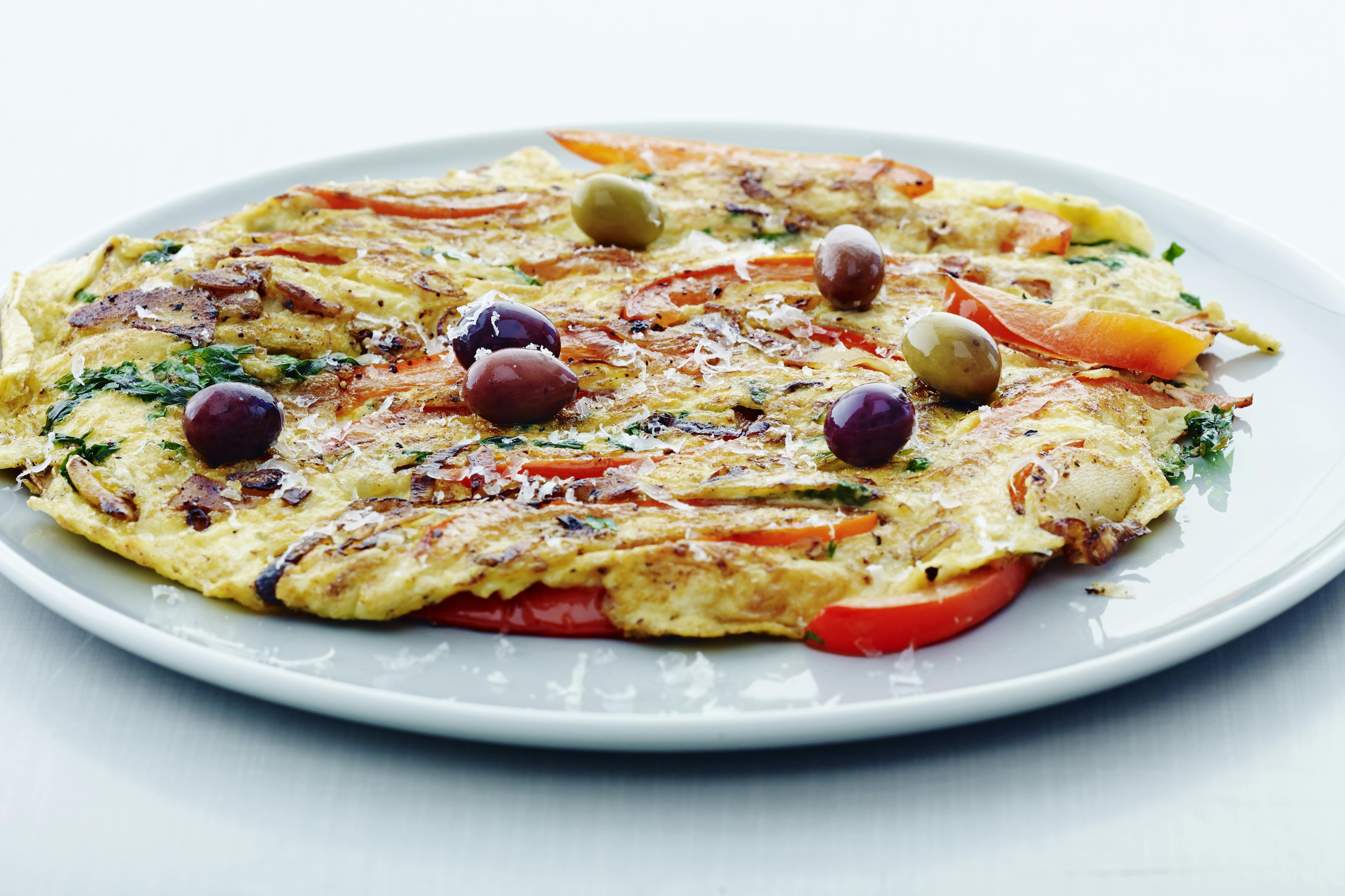 Tallrik med tortilla.