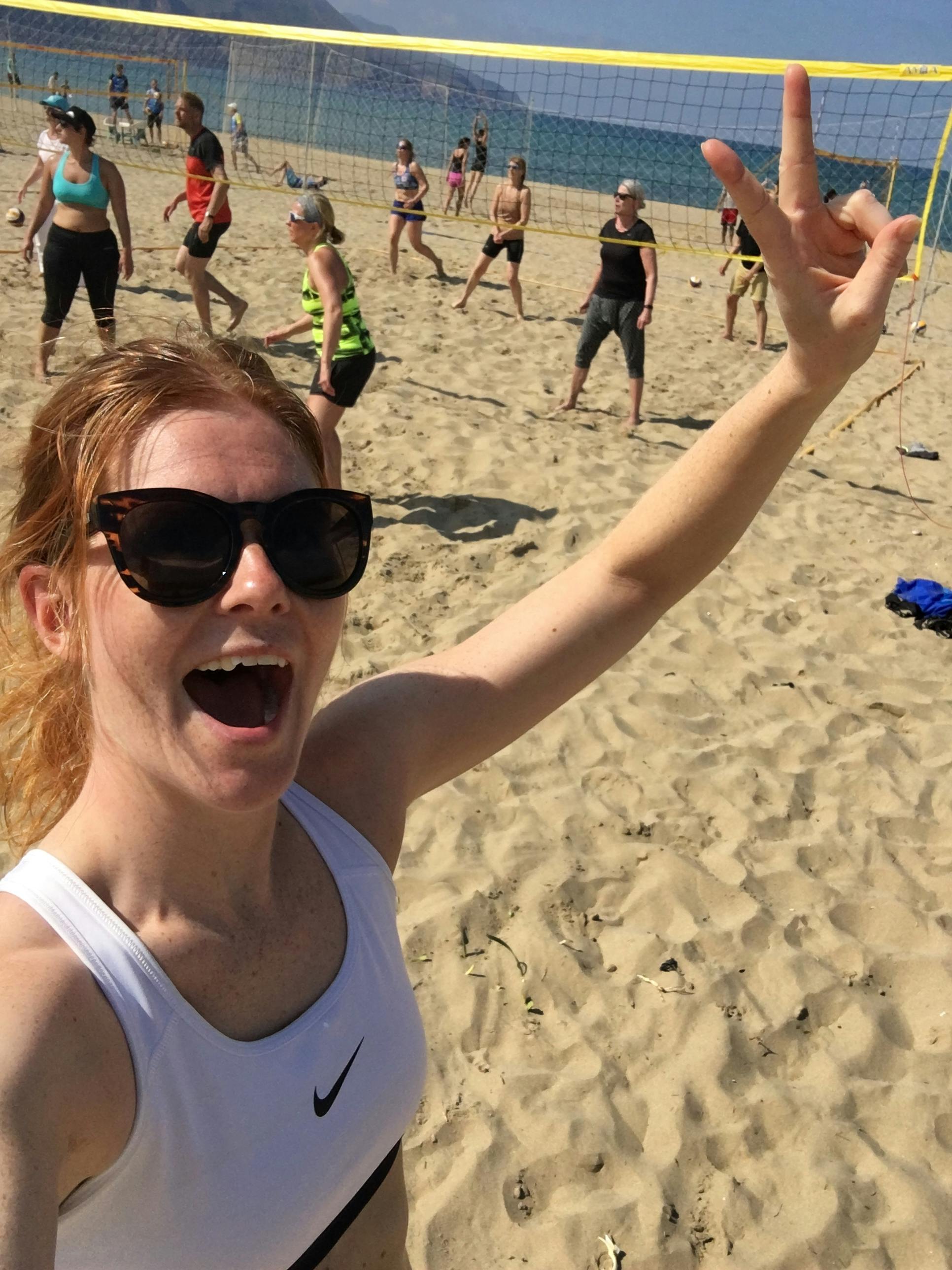 Volleyball-kompisar.