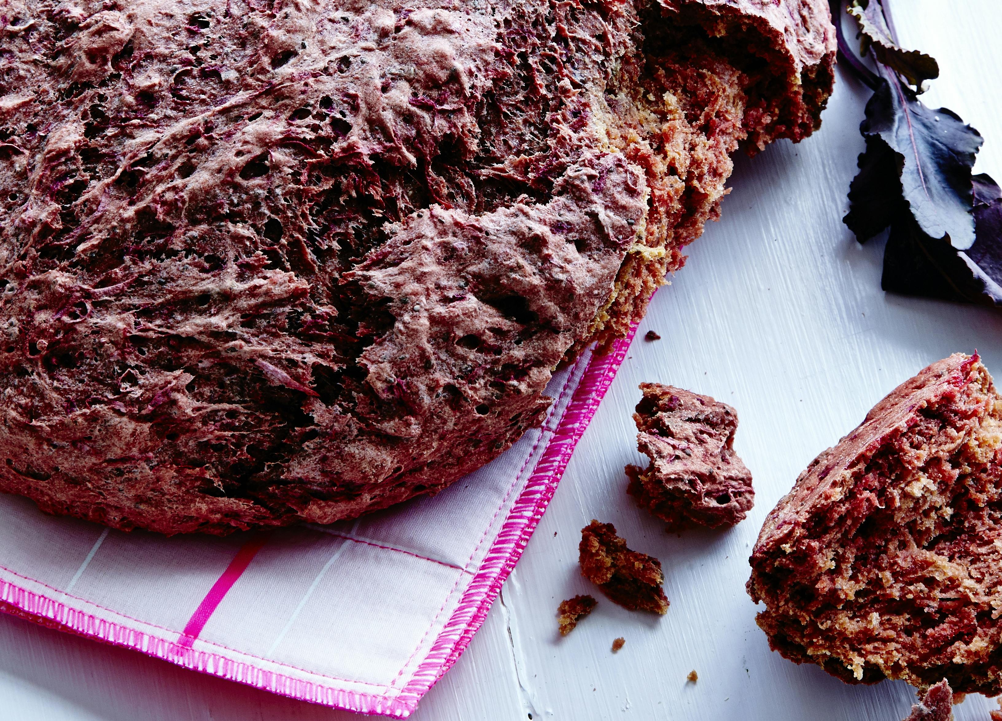 Brød med rødbeter