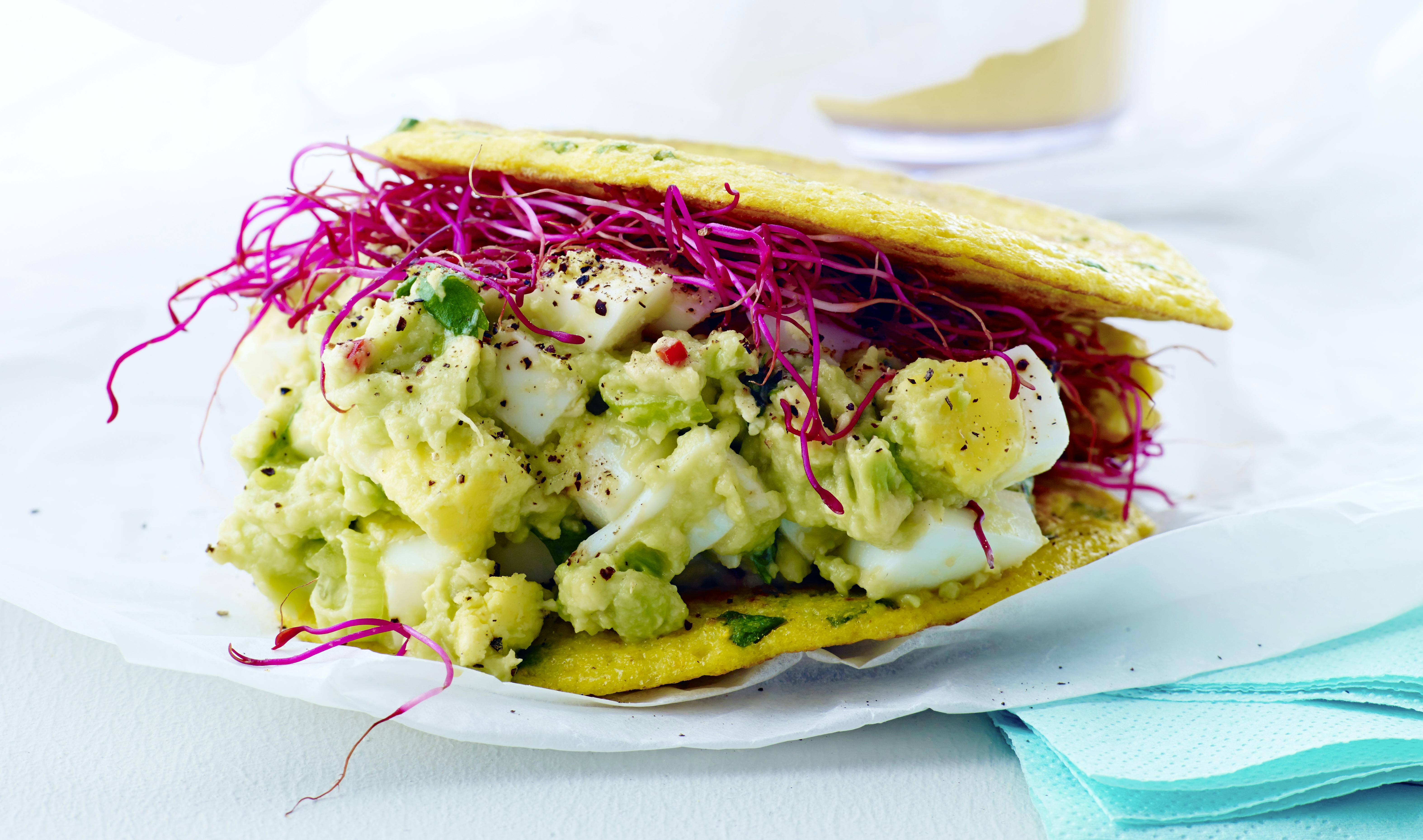 æggesandwich med avocado
