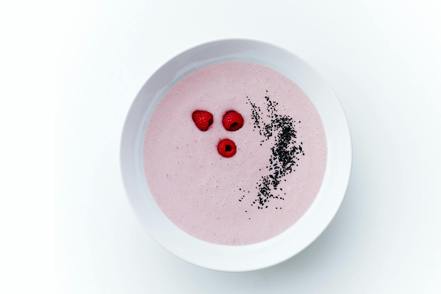 Vadelma-lakritsi-koldskål.