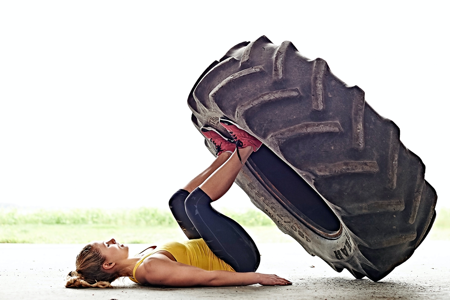 Tire discount leg press