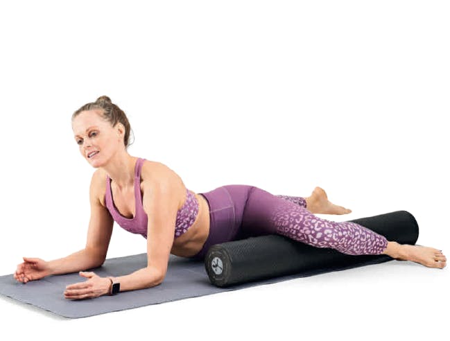 Liggende inderlårsmassage bindevæv