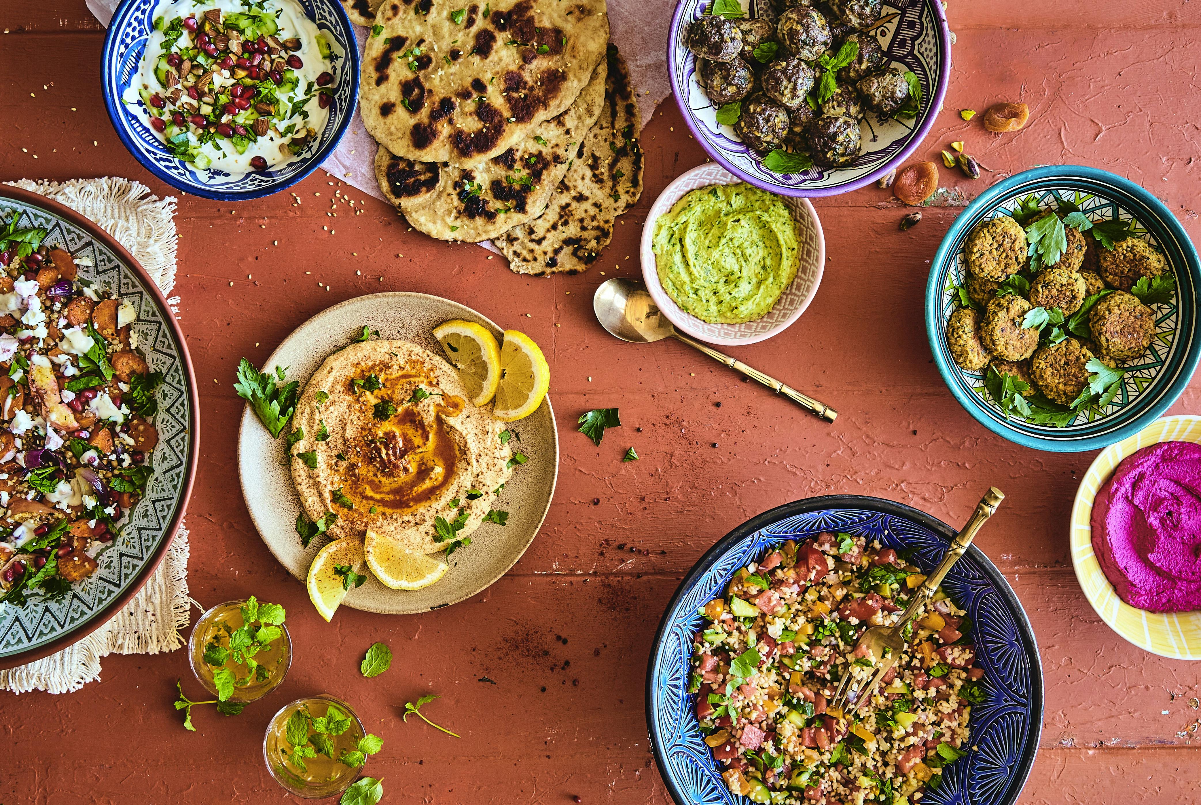 Retter fra Midtøsten, blant annet hummus