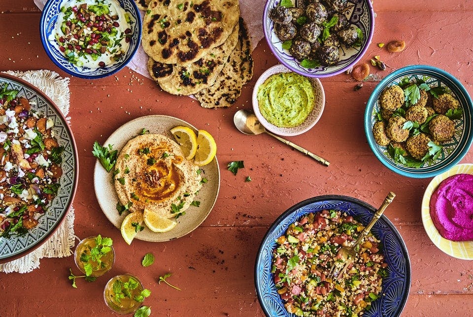 Retter fra Midtøsten, blant annet hummus