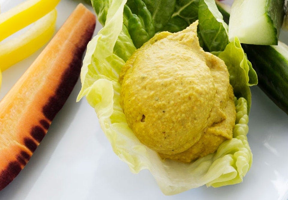 Hummus med gurkemeie