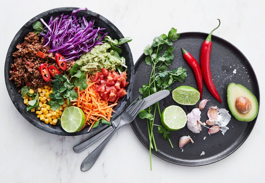 Opskrifter til I FORM Kostplan mexi bowl