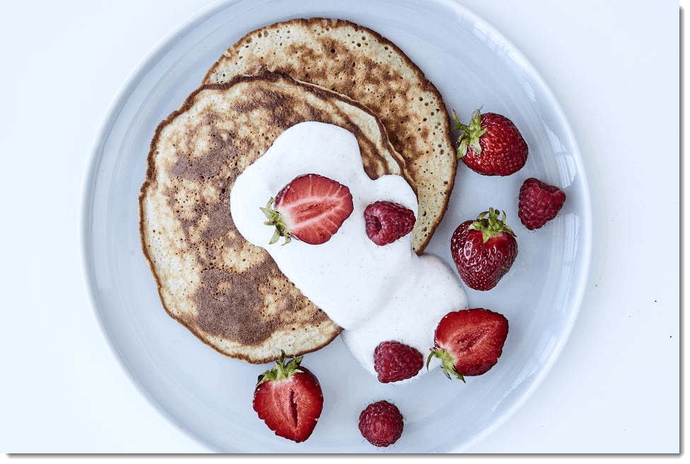 Bananpannekake er blant de tillatte mellommåltidene på I FORMs matplaner.