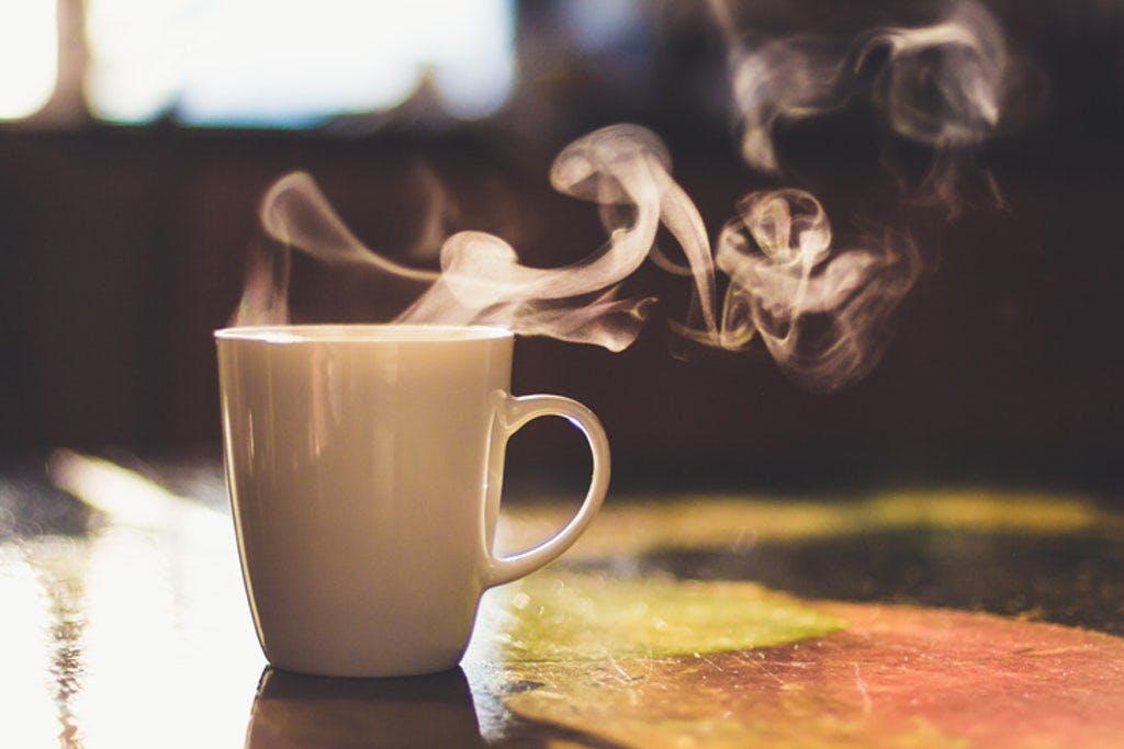 Varm kopp kaffe