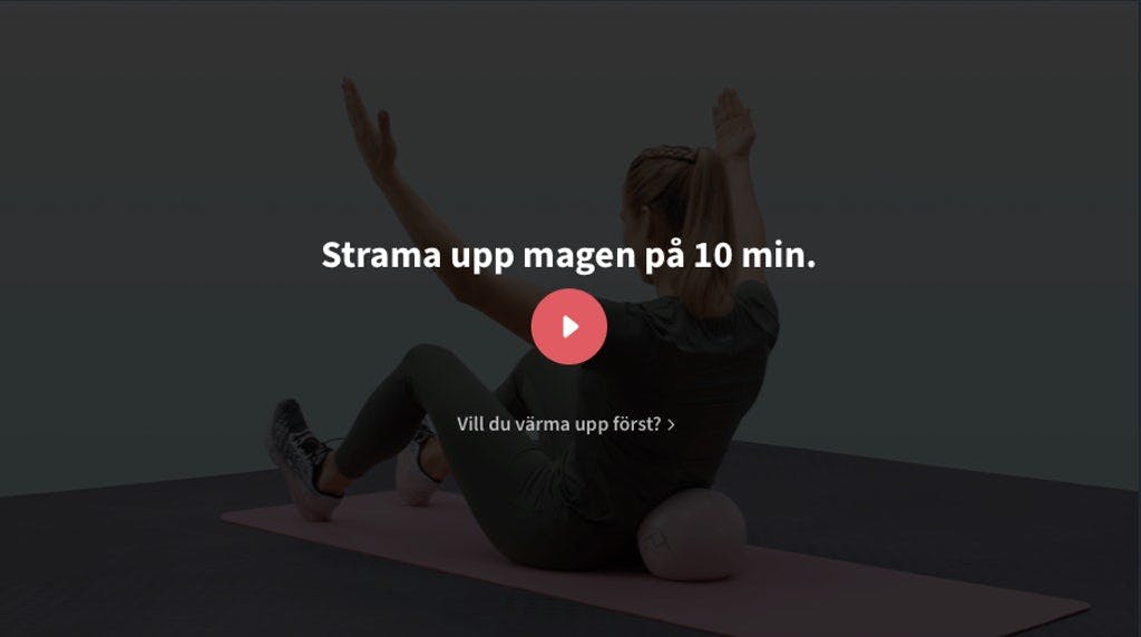 Platt mage träningsprogram