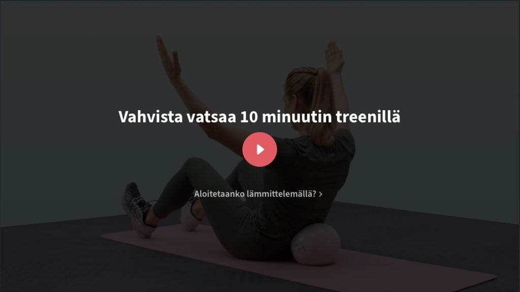 Litteä vatsa – treeni