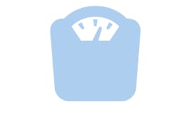 Badevægt illustration