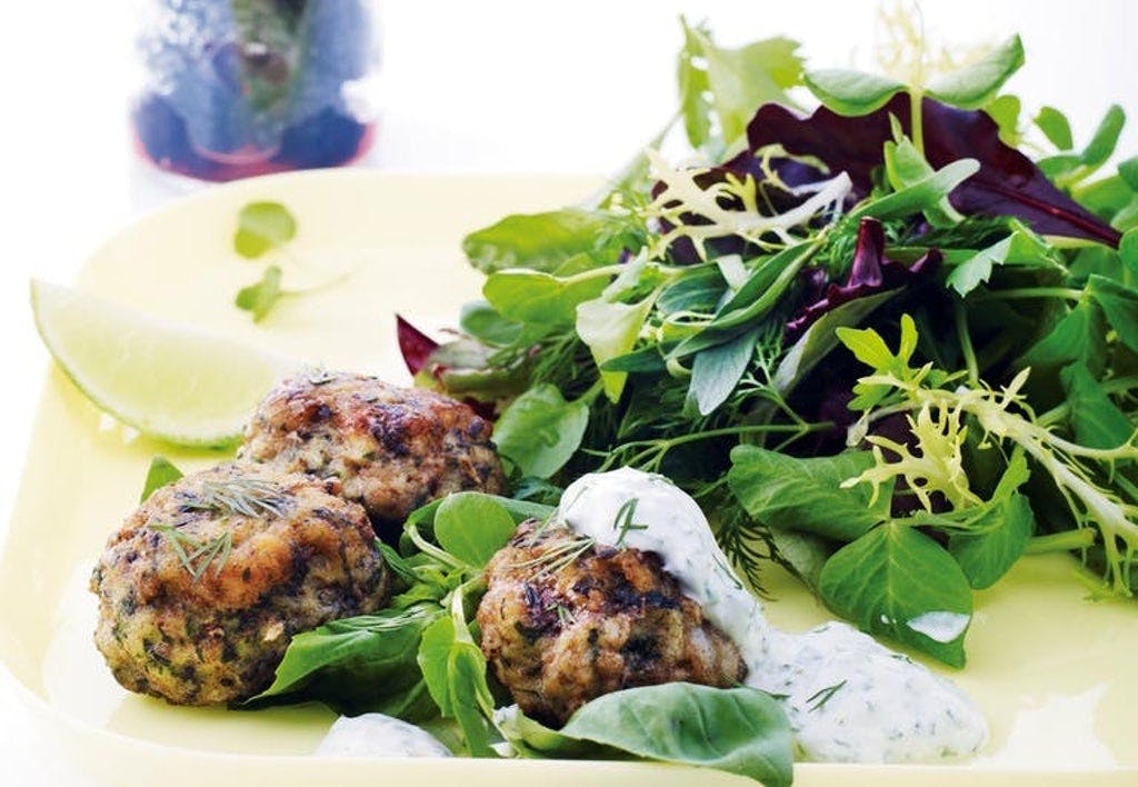 Fiskbiffar med färska örtkryddor