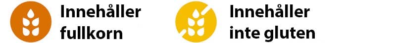 Mel-symboler – fuldkorn og glutenfri