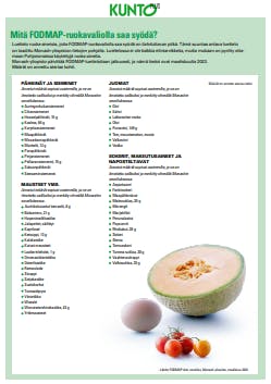 Side i I FORMs FODMAP-liste