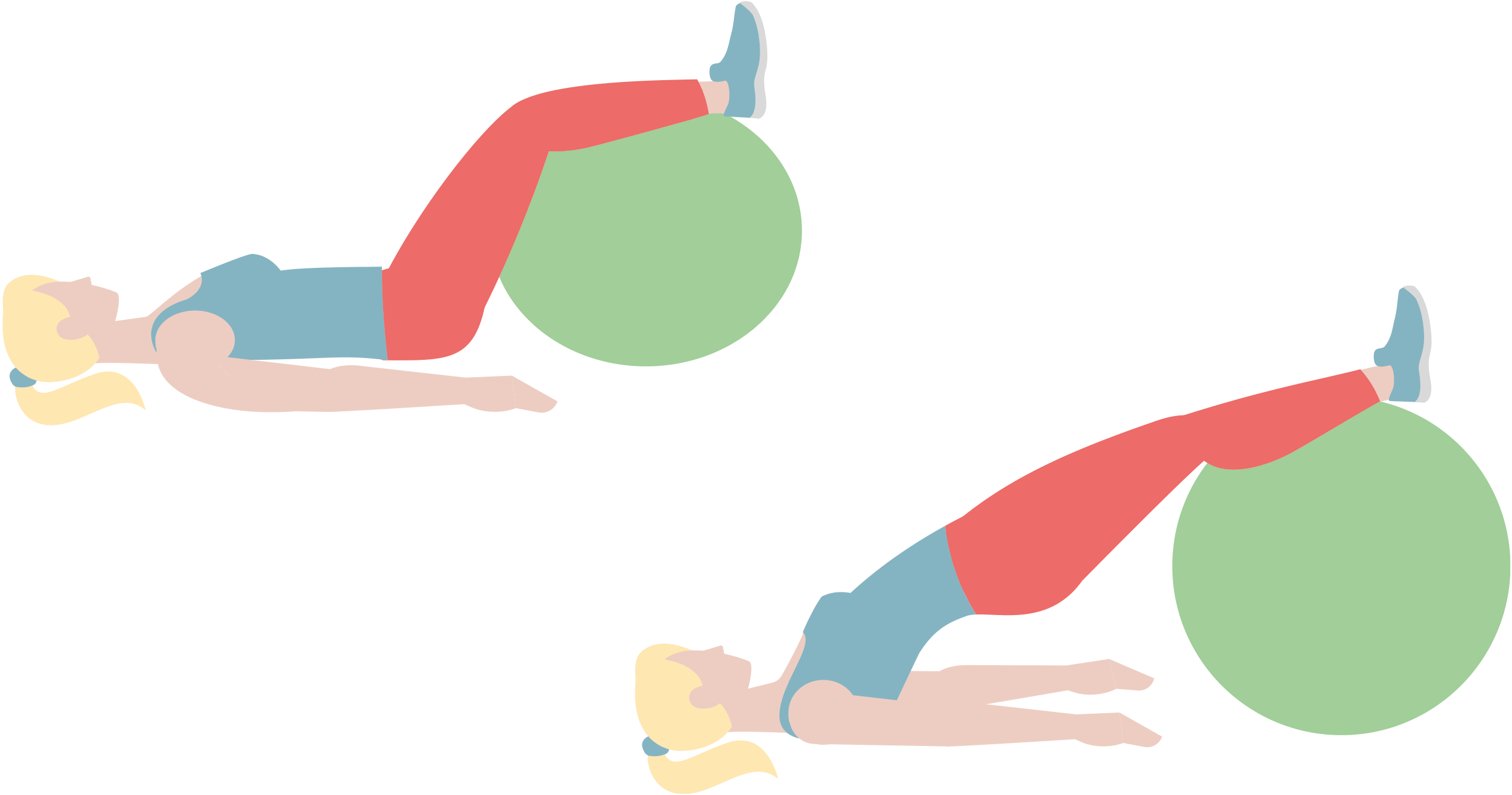 Bekkenløft på ball