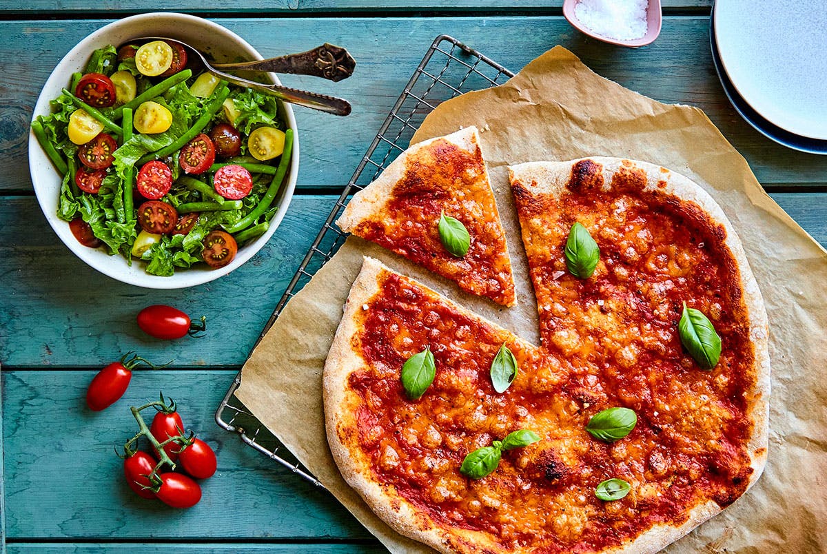 Sund pizza margherita fuldkorn