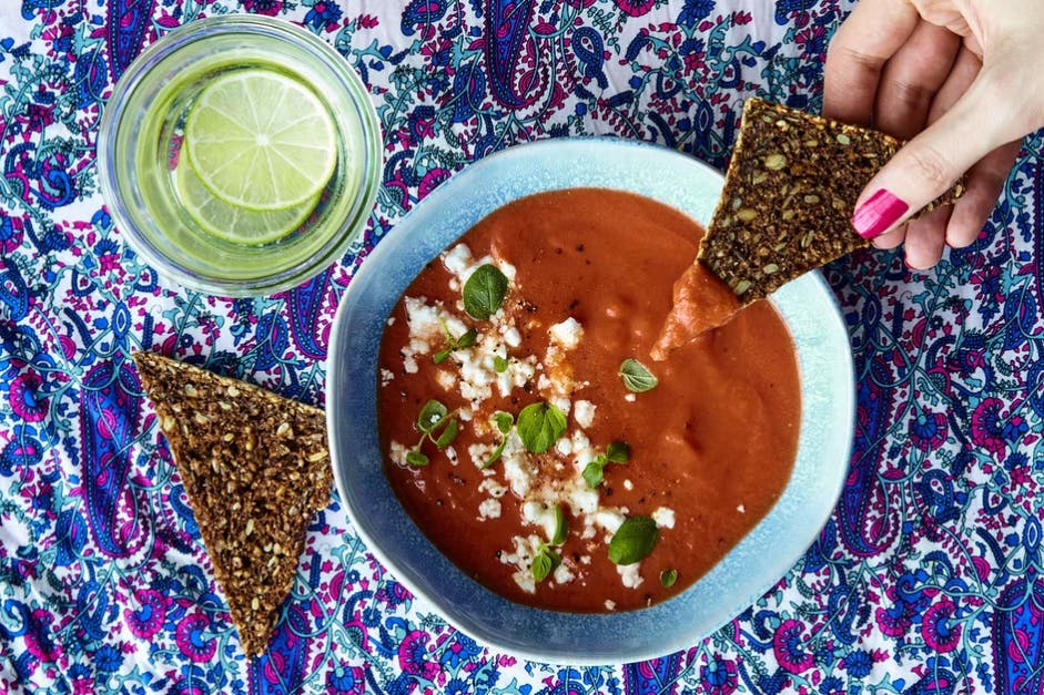 Tomater - tomatsuppe med paprika