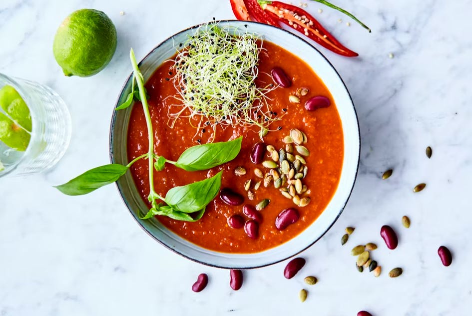 Tomater - chili-og tomatsuppe