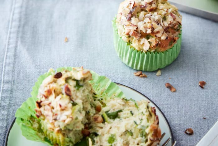 Matpakkemuffins med groennsaker