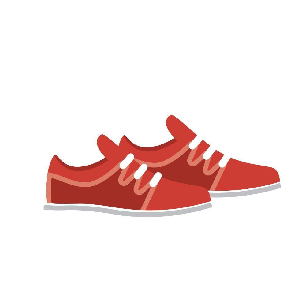 Illustrasjon av løpesko