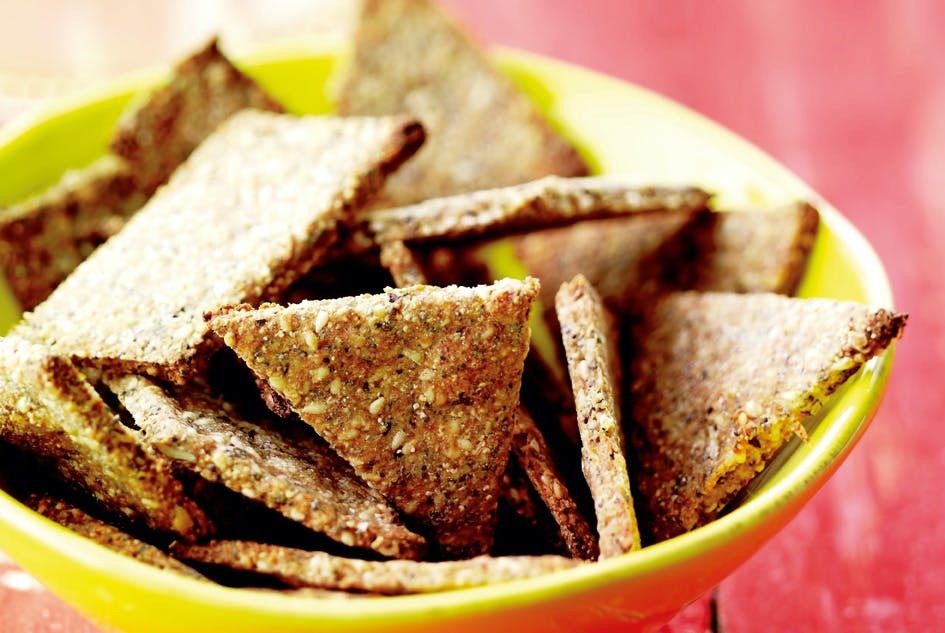 Sprø knekkebrød med rug og spelt