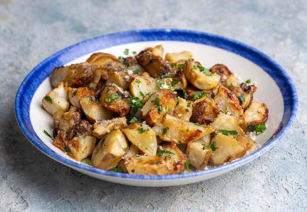 Opskrift på jordskokker i ovnen – jordskokker er ofte i sæson.