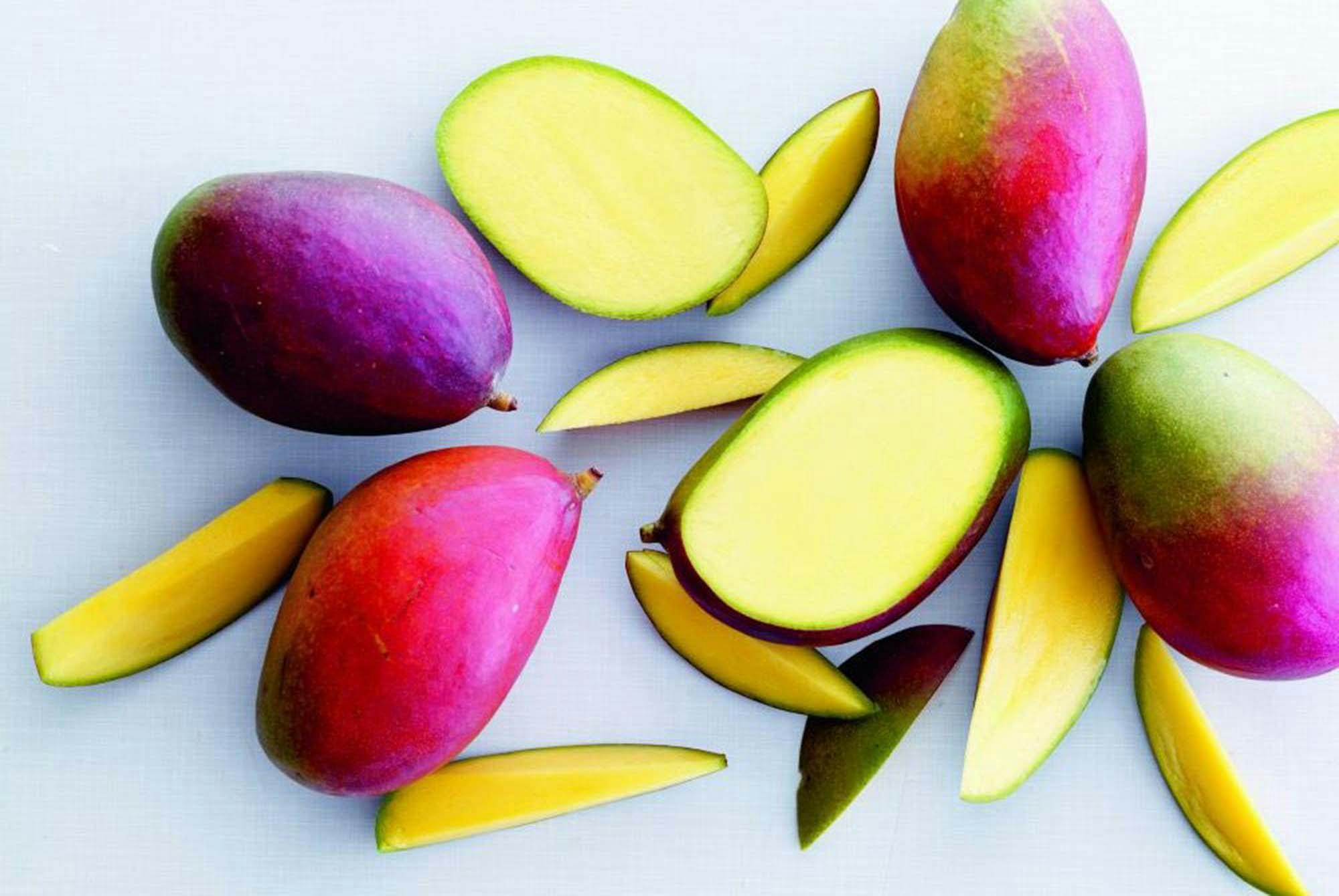 Oppskåret mango