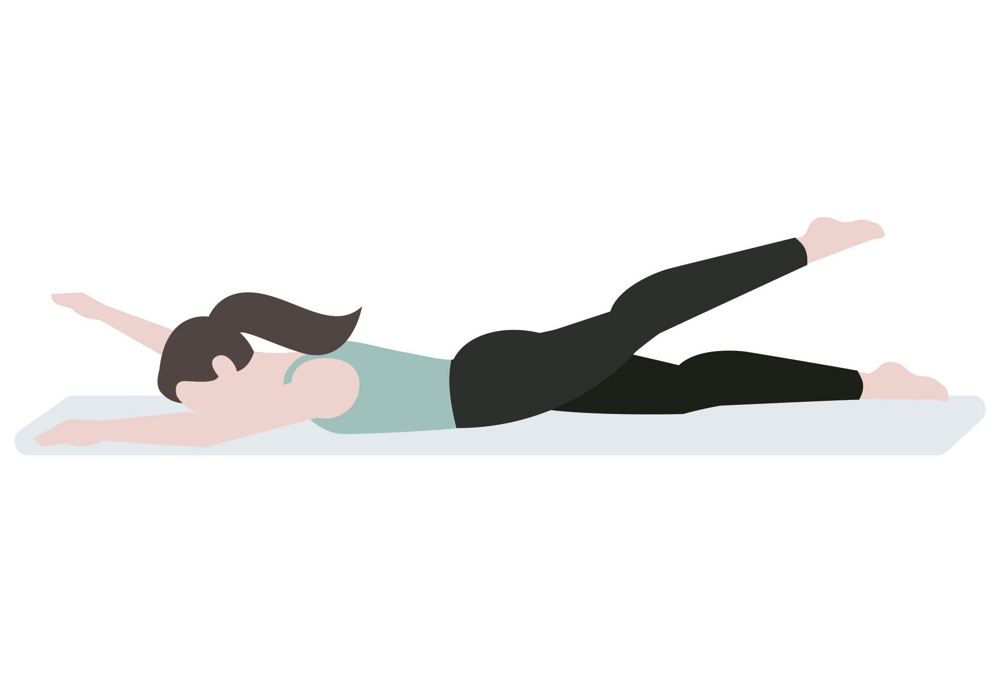 Illustration af måtteøvelse