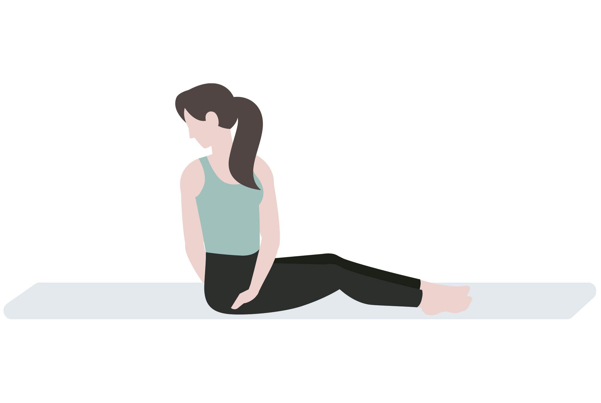 Illustration af måtteøvelse