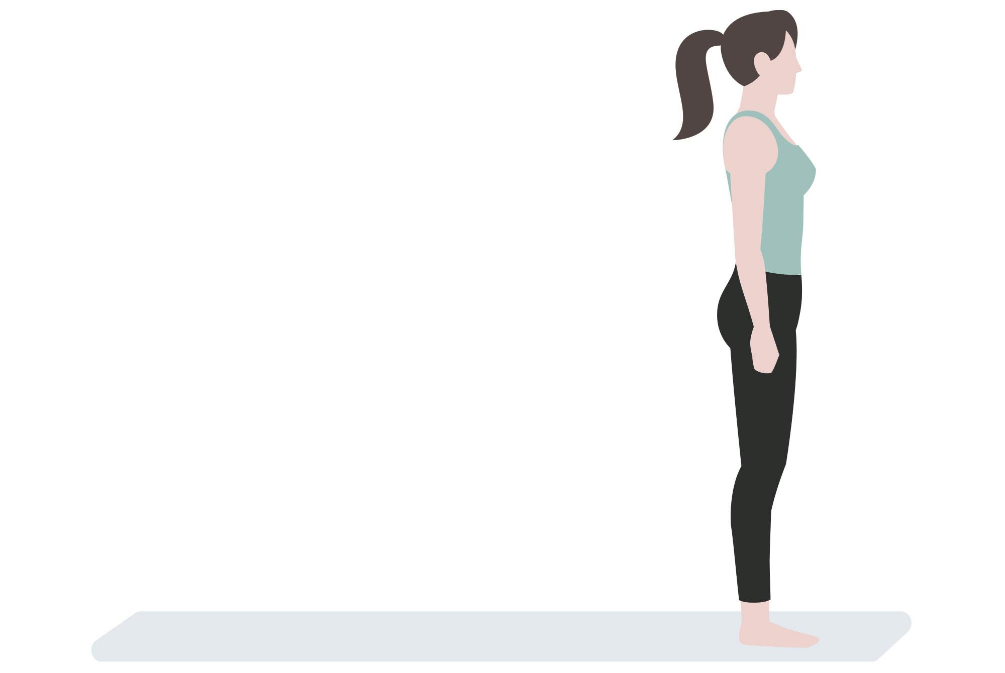 Illustrasjon av øvelse på matte