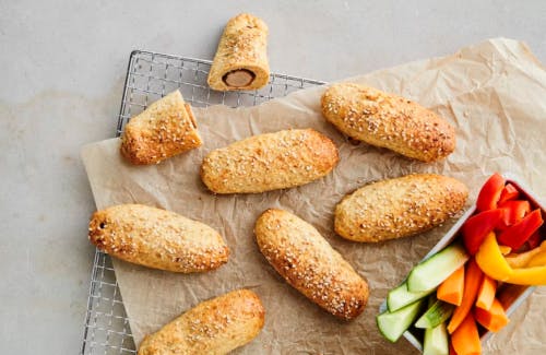 Fullkornsbröd till korv