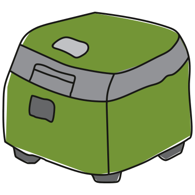 Illustration af airfryer