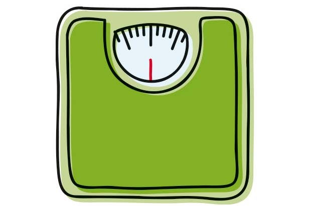 Badevægt, kalorier i jordbær