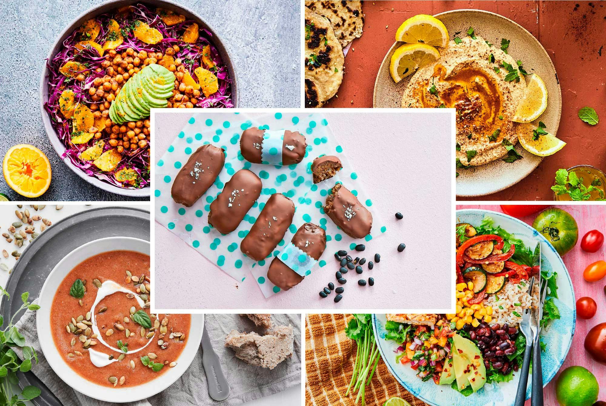 5 fotos af opskrifter med bælgfrugter