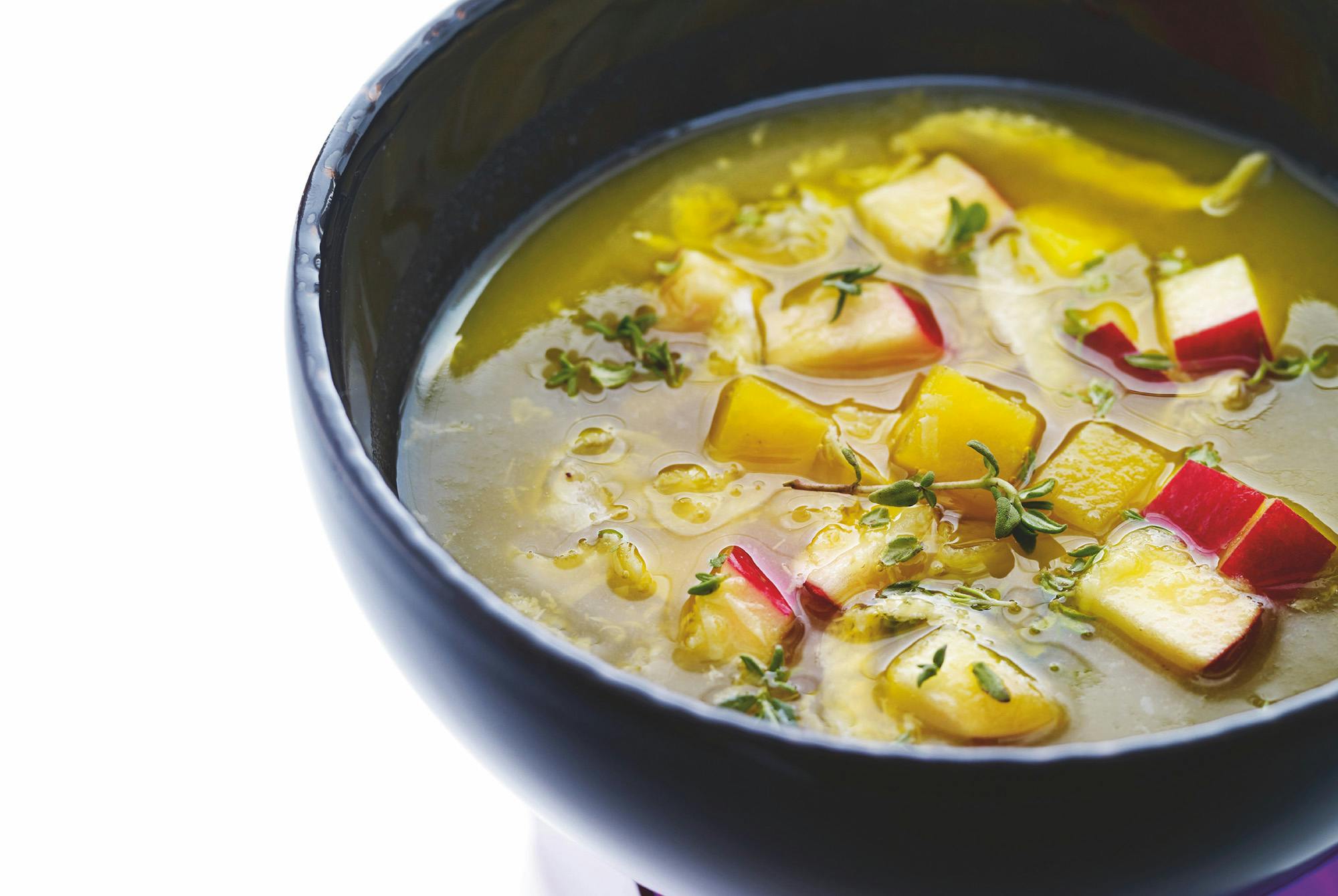 betesuppe med pepperrot