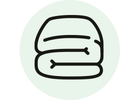 Illustration af tyngdedyne – kan give bedre søvn trods smerter