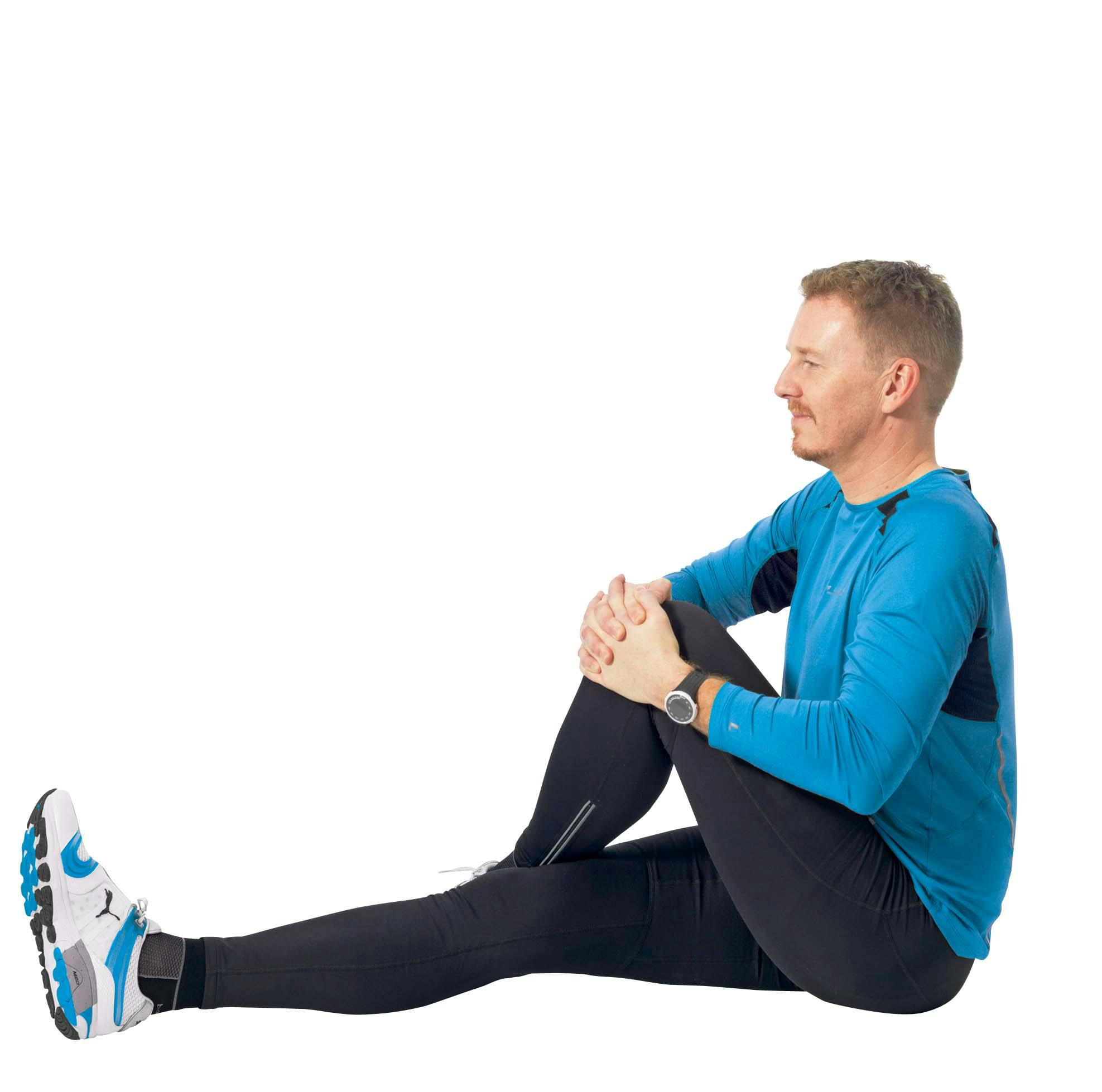 Man gör diagonalstretch