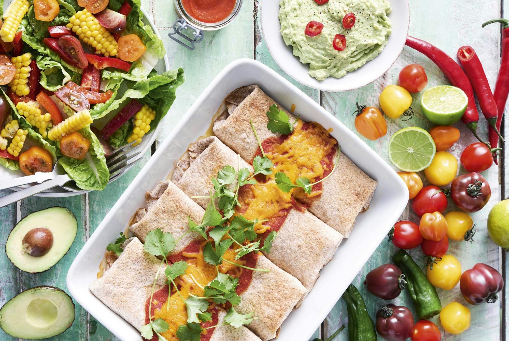 enchiladas med nötkött