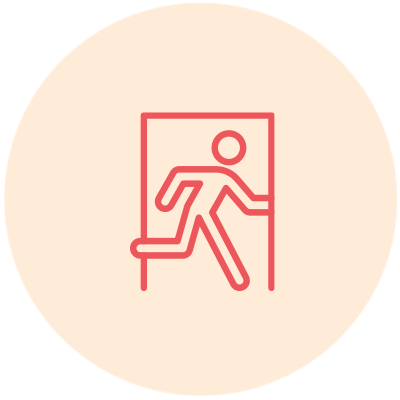 Poistumistien kuvake