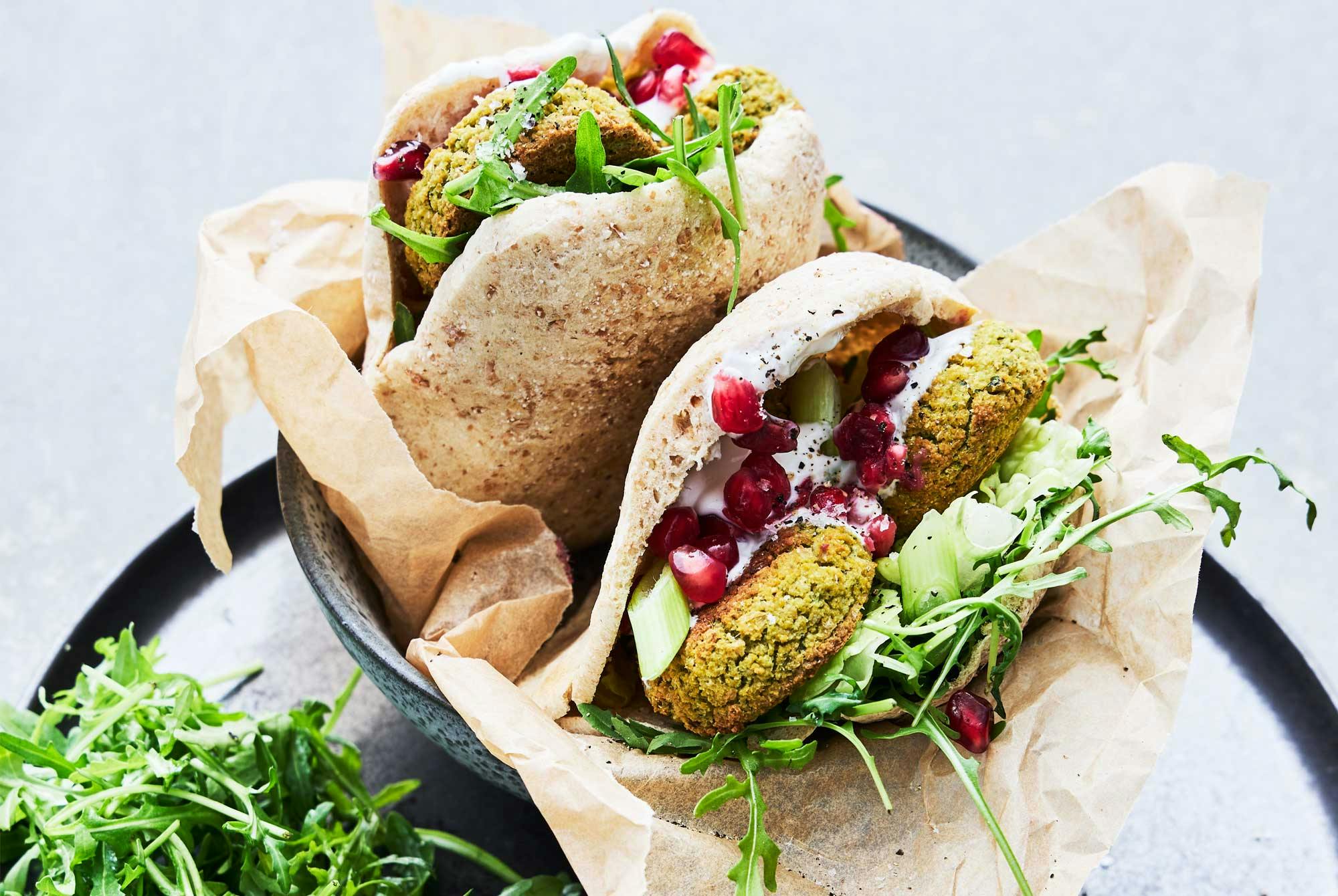 falafel-pita