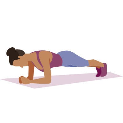 Tegning af kvinde i planke