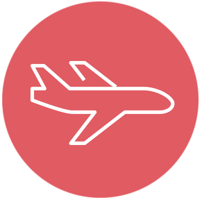 Vinjett av flygplan – melatonin