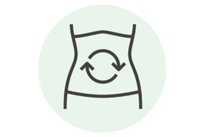 Kaaviokuva ruuansulatuksesta.