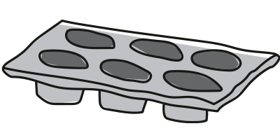 Illustration af form til airfryer