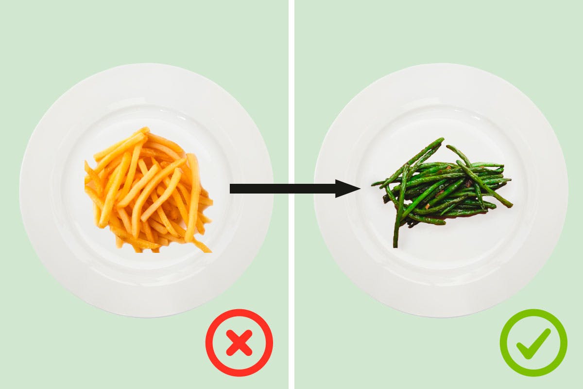 Byttehandel: Pommes frites og bønnefrites