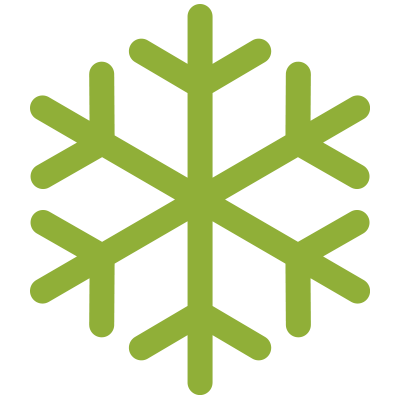 Frost-logo, frosne jordbær