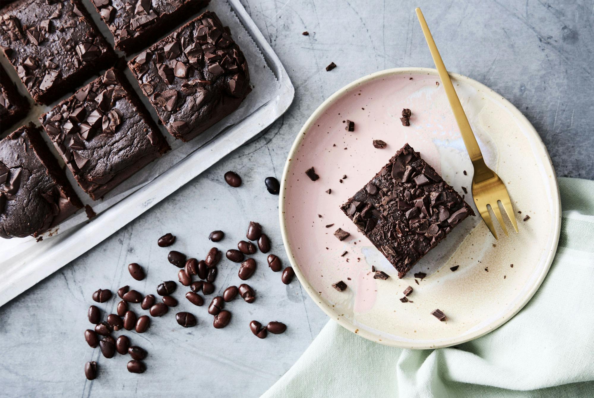 Saftig chokladbrownie