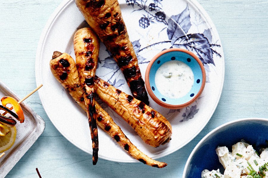 Grillade palsternackor